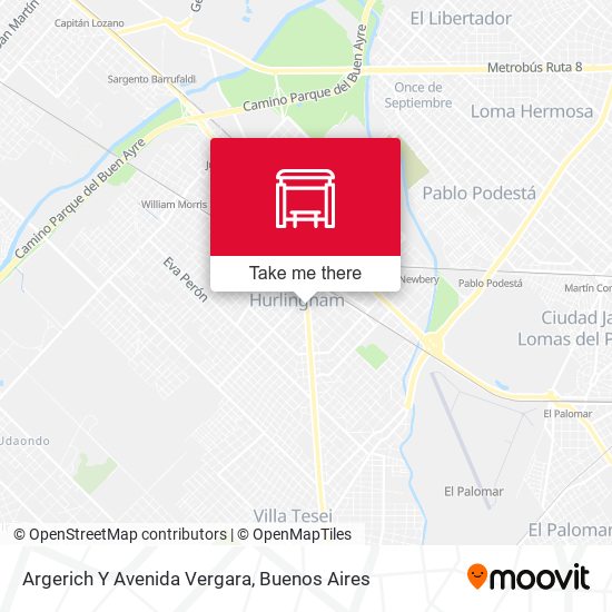 Argerich Y Avenida Vergara map