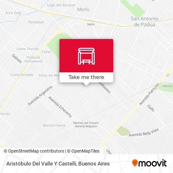 Aristóbulo Del Valle Y Castelli map