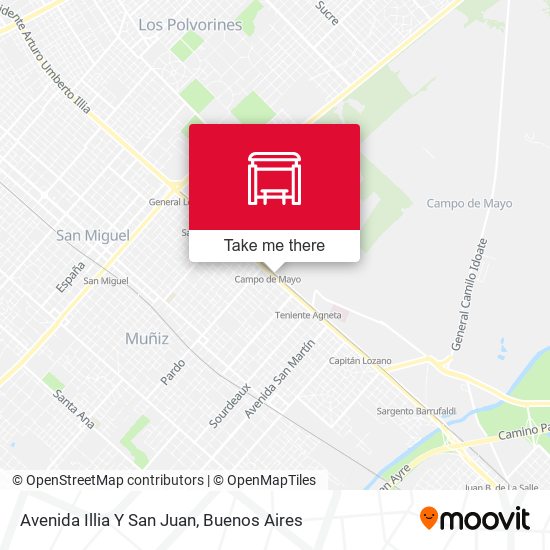 Avenida Illia Y San Juan map