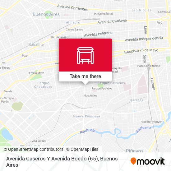 Avenida Caseros Y Avenida Boedo (65) map