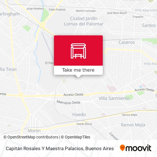 Mapa de Capitán Rosales Y Maestra Palacios