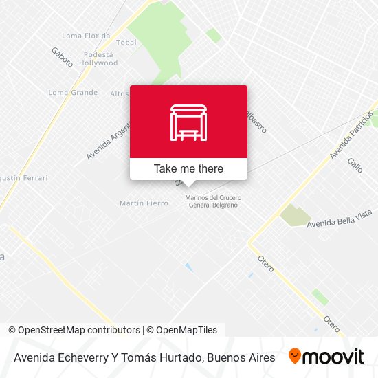 Avenida Echeverry Y Tomás Hurtado map