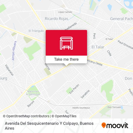 Avenida Del Sesquicentenario Y Colpayo map