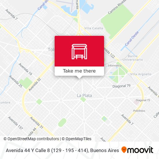 Avenida 44 Y Calle 8 (129 - 195 - 414) map
