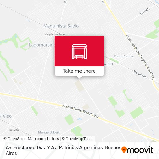 Av. Fructuoso Díaz Y Av. Patricias Argentinas map