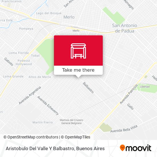 Mapa de Aristobulo Del Valle Y Balbastro
