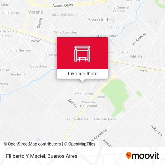 Filiberto Y Maciel map