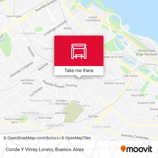 Conde Y Virrey Loreto map