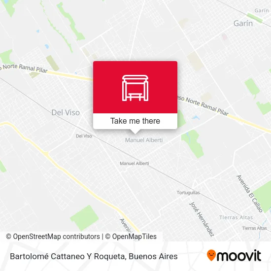 Bartolomé Cattaneo Y Roqueta map