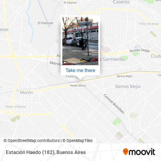 Estación Haedo (182) map