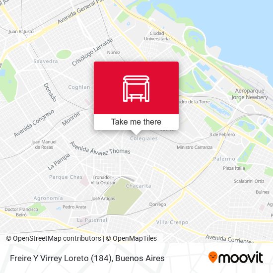 Freire Y Virrey Loreto (184) map