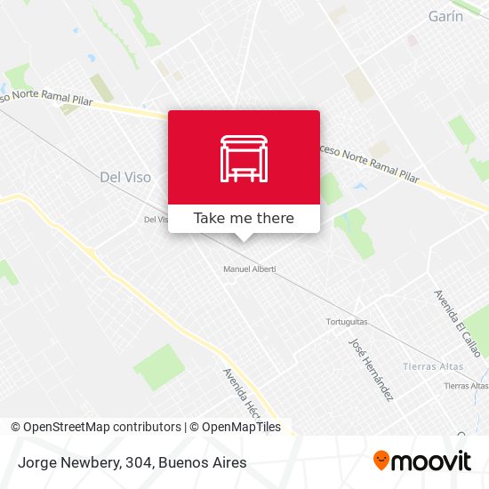 Mapa de Jorge Newbery, 304