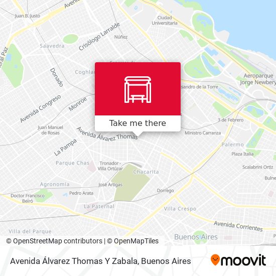 Avenida Álvarez Thomas Y Zabala map