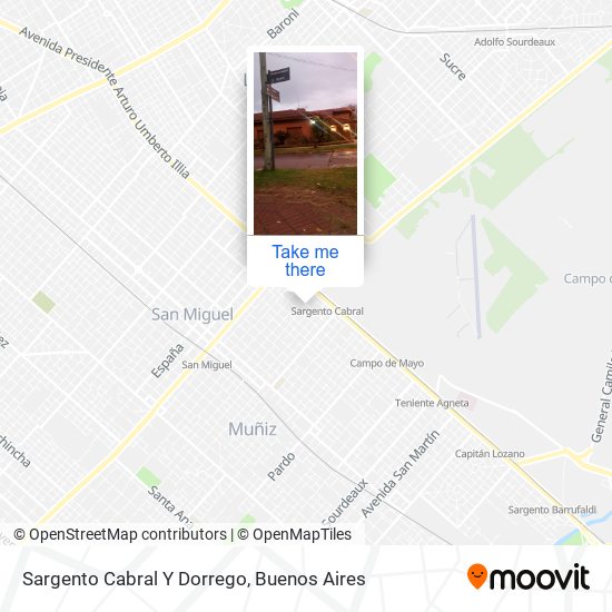 Mapa de Sargento Cabral Y Dorrego