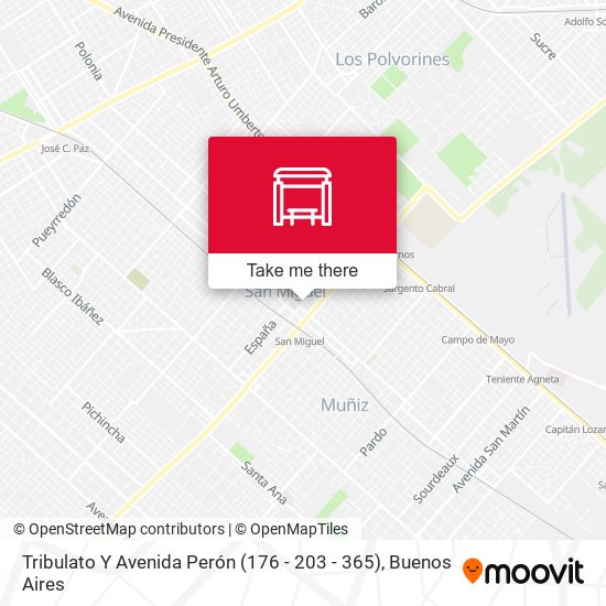 Tribulato Y Avenida Perón (176 - 203 - 365) map