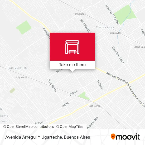Avenida Arregui Y Ugarteche map