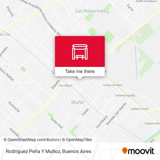 Mapa de Rodríguez Peña Y Muñoz