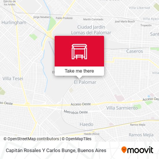 Mapa de Capitán Rosales Y Carlos Bunge