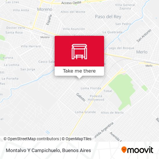 Montalvo Y Campichuelo map