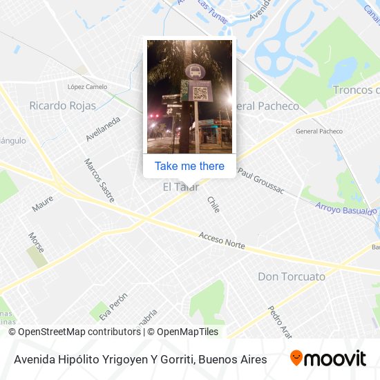 Avenida Hipólito Yrigoyen Y Gorriti map