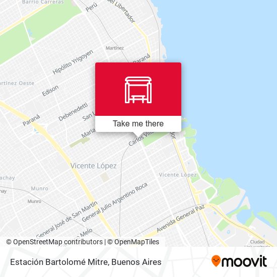 Estación Bartolomé Mitre map