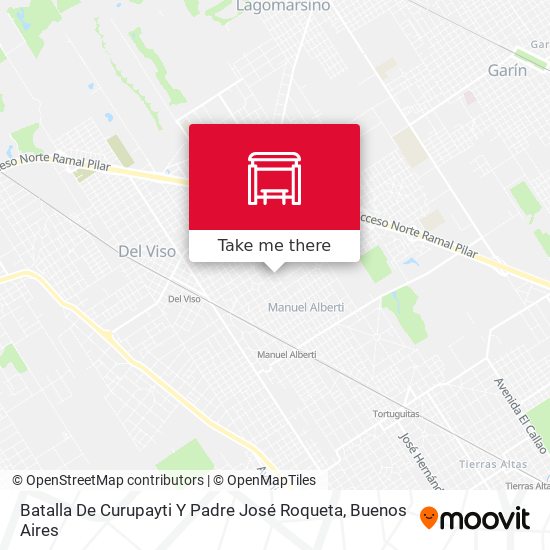 Batalla De Curupayti Y Padre José Roqueta map