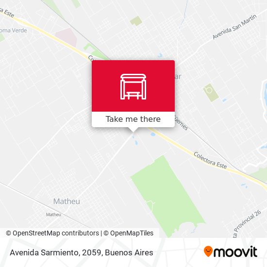 Avenida Sarmiento, 2059 map