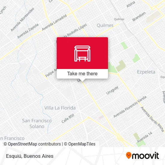 Esquiú map