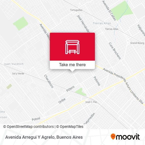Avenida Arregui Y Agrelo map