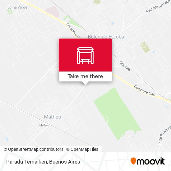 Mapa de Parada Temaikèn
