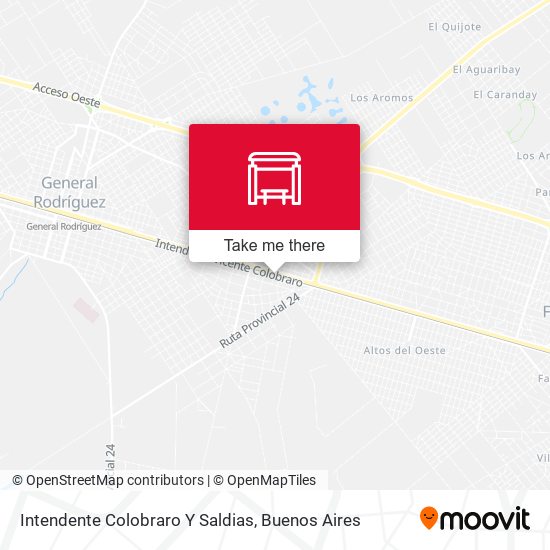 Intendente Colobraro Y Saldias map