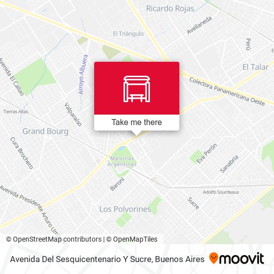 Avenida Del Sesquicentenario Y Sucre map