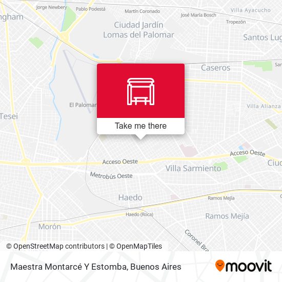 Mapa de Maestra Montarcé Y Estomba