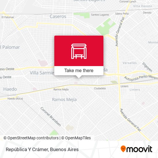 República Y Crámer map