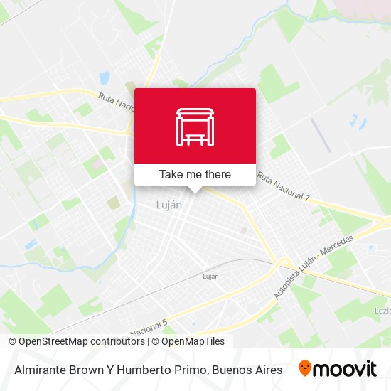 Mapa de Almirante Brown Y Humberto Primo