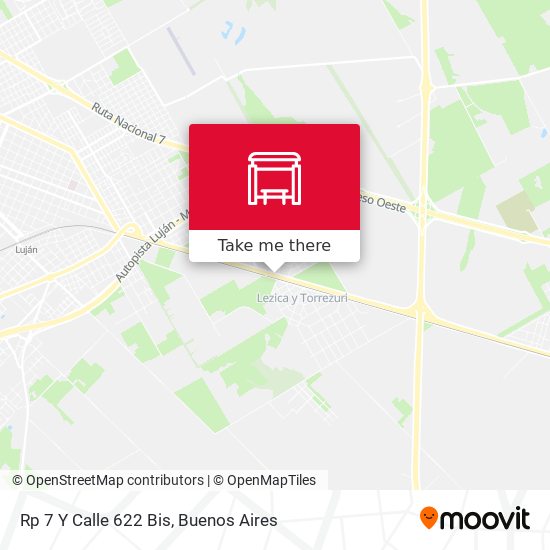 Mapa de Rp 7 Y Calle 622 Bis