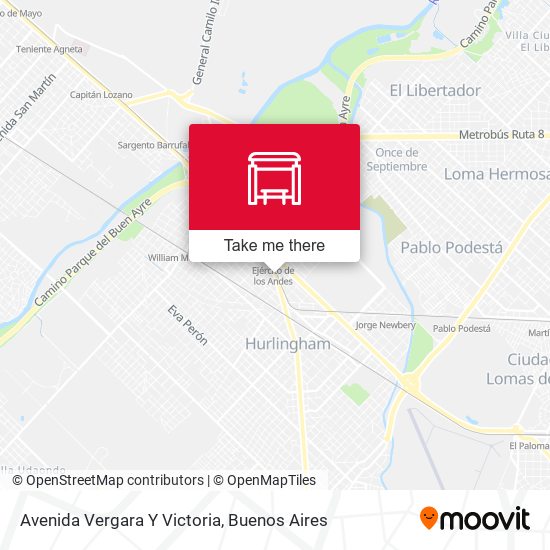 Mapa de Avenida Vergara Y Victoria
