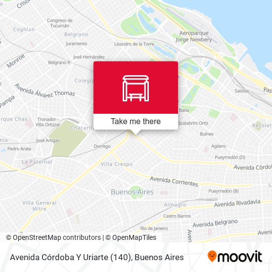 Avenida Córdoba Y Uriarte (140) map