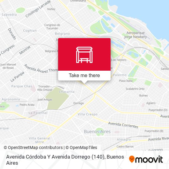 Avenida Córdoba Y Avenida Dorrego (140) map