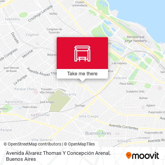 Mapa de Avenida Álvarez Thomas Y Concepción Arenal