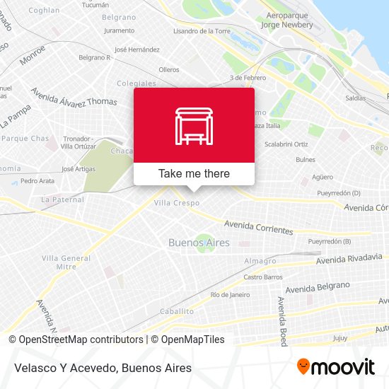 Mapa de Velasco Y Acevedo