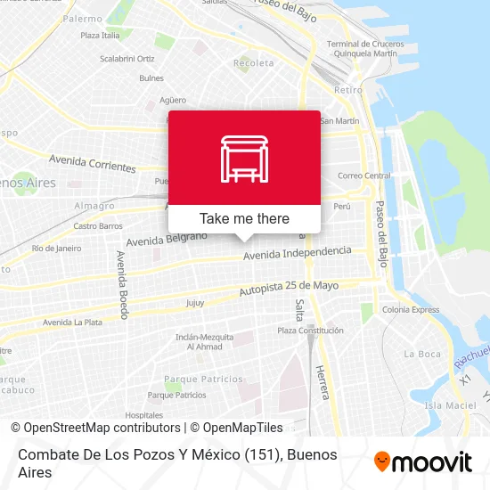 Combate De Los Pozos Y México (151) map