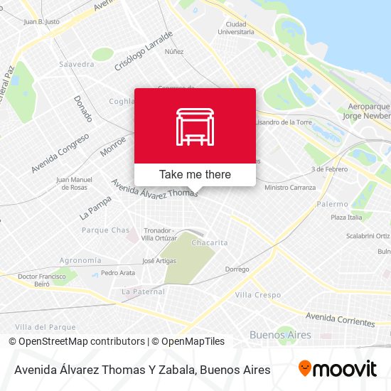 Avenida Álvarez Thomas Y Zabala map
