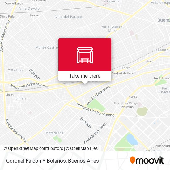 Coronel Falcón Y Bolaños map