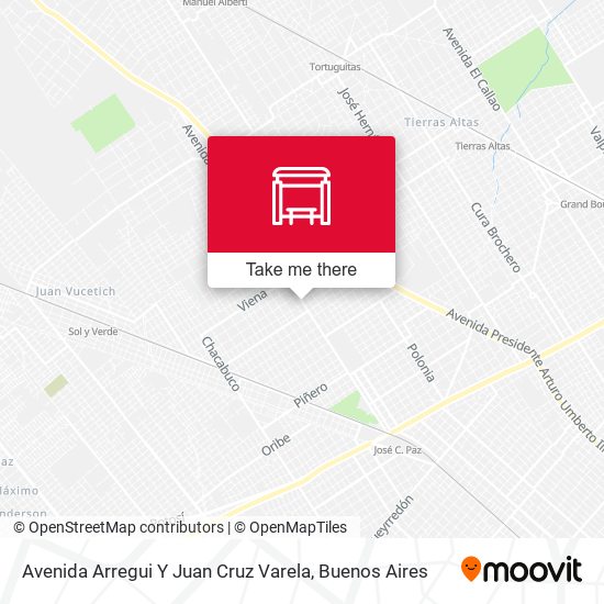 Avenida Arregui Y Juan Cruz Varela map