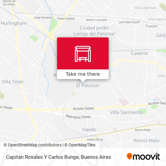 Capitán Rosales Y Carlos Bunge map