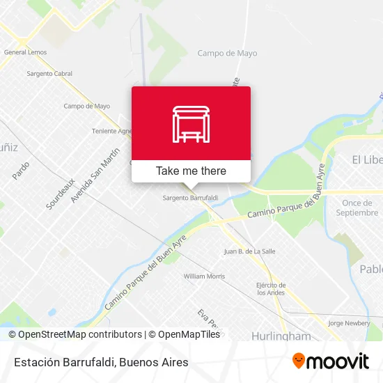 Estación Barrufaldi map