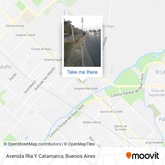 Mapa de Avenida Illia Y Catamarca