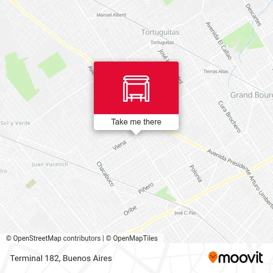 Terminal 182 map