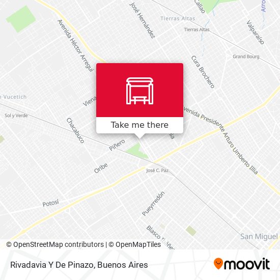 Rivadavia Y De Pinazo map